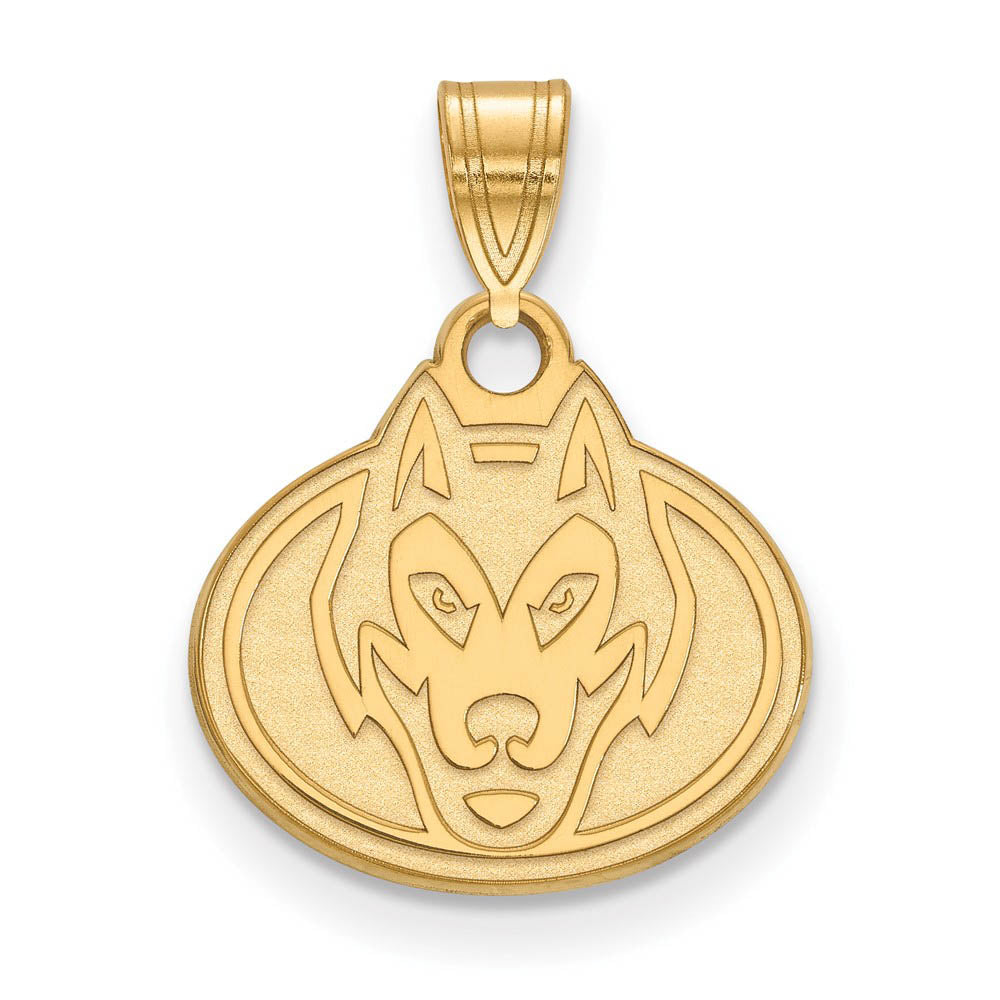 14k Yellow Gold St. Cloud State Small Pendant, Item P20615 by The Black Bow Jewelry Co.