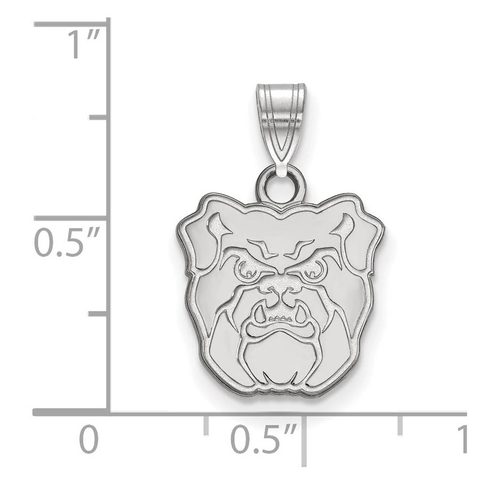 Alternate view of the Sterling Silver Butler U Small Mascot Pendant by The Black Bow Jewelry Co.