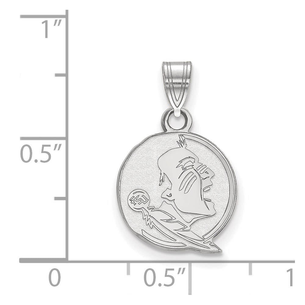 Alternate view of the Sterling Silver Florida State Small Mascot Pendant by The Black Bow Jewelry Co.