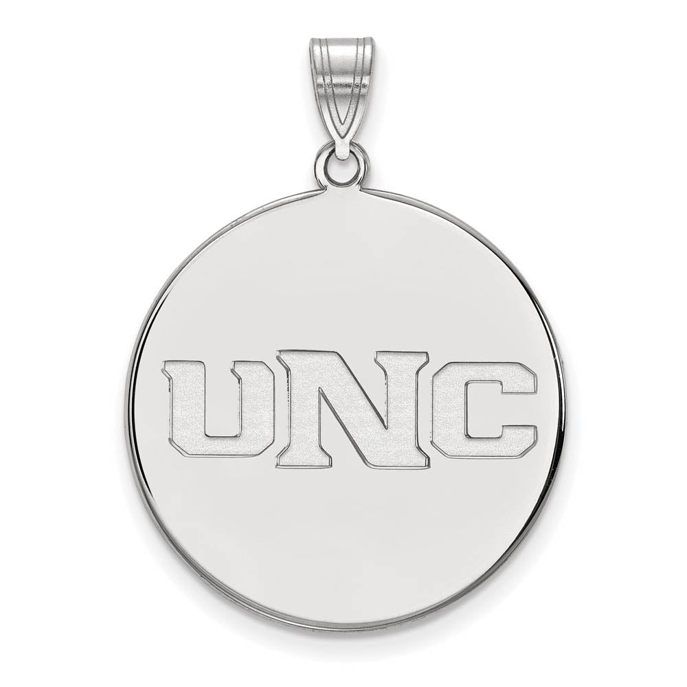10k White Gold Northern Colorado XL Disc Pendant, Item P21527 by The Black Bow Jewelry Co.