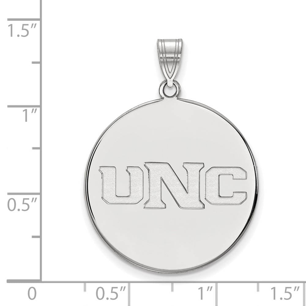 Alternate view of the 10k White Gold Northern Colorado XL Disc Pendant by The Black Bow Jewelry Co.