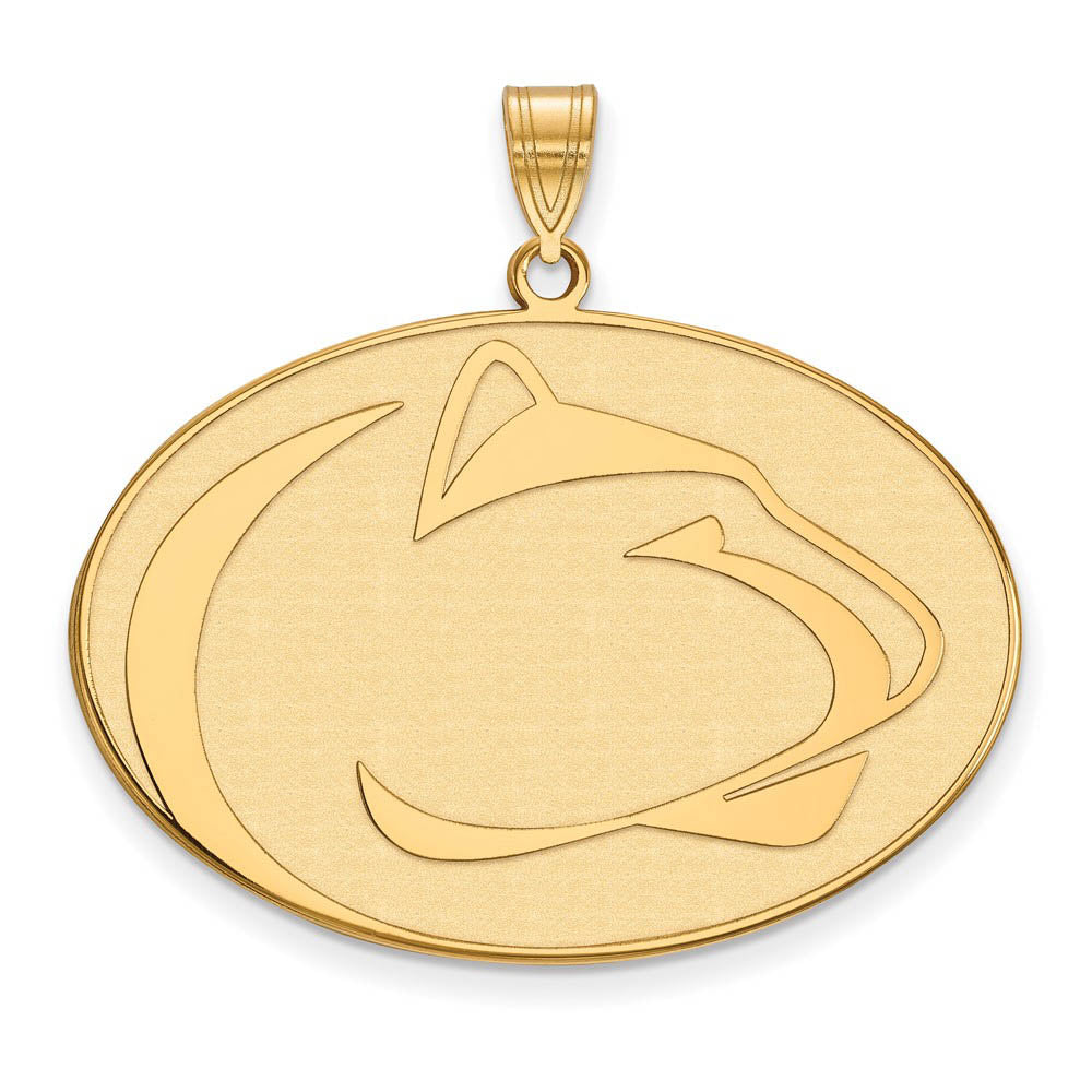 10k Yellow Gold Penn State XL Pendant, Item P21823 by The Black Bow Jewelry Co.