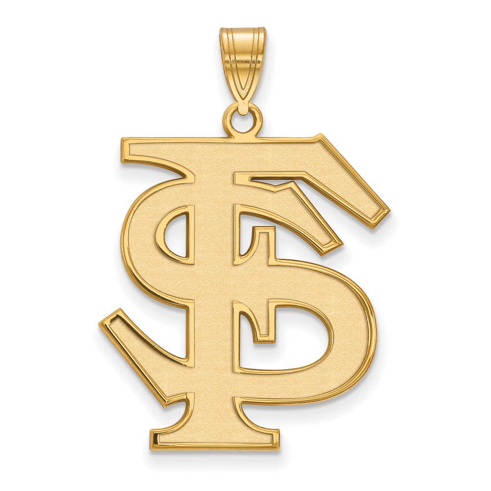 14k Yellow Gold Florida State XL Pendant - Black Bow Jewelry Company