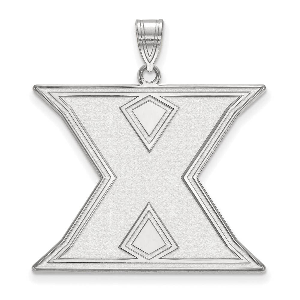 Sterling Silver Xavier U. XL Initial X Pendant, Item P22498 by The Black Bow Jewelry Co.