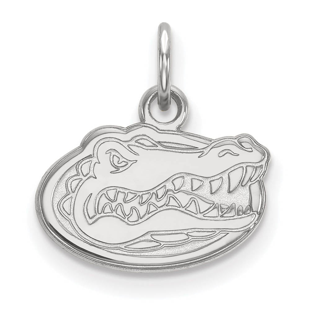 14k White Gold U of Florida XS (Tiny) Mascot Charm or Pendant, Item P22919 by The Black Bow Jewelry Co.