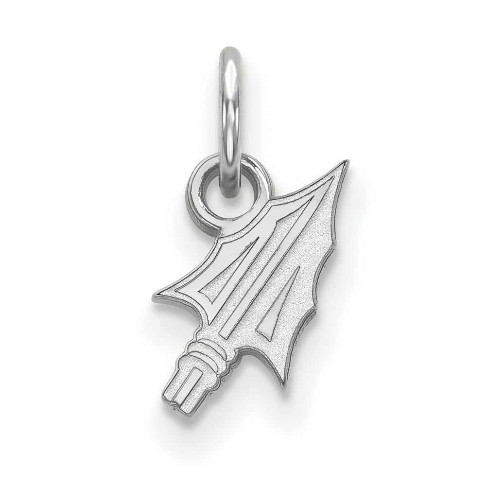 14k White Gold Florida State XS (Tiny) Charm or Pendant, Item P22982 by The Black Bow Jewelry Co.