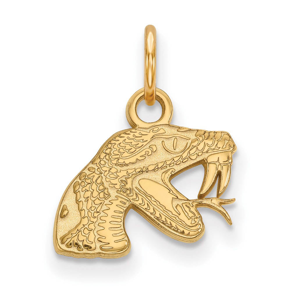 14k Yellow Gold Florida A&M U XS (Tiny) Charm or Pendant, Item P22992 by The Black Bow Jewelry Co.