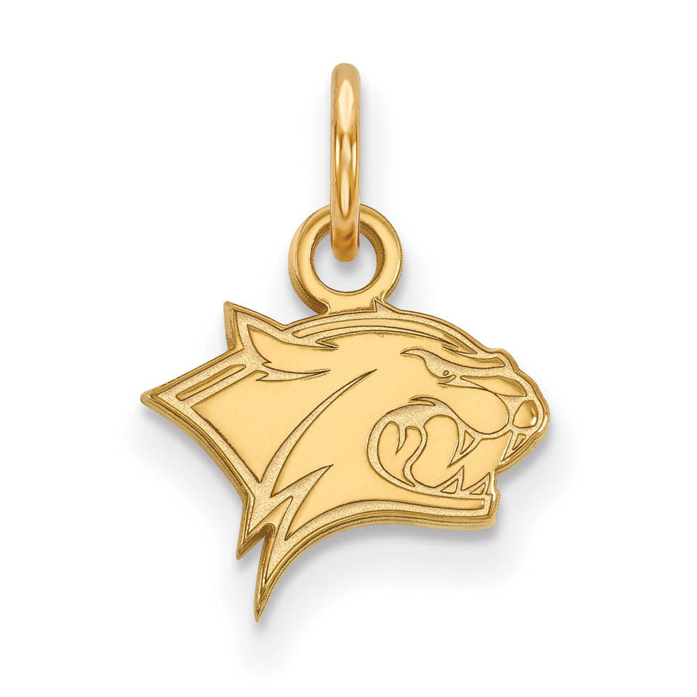 14k Yellow Gold U. of New Hampshire XS (Tiny) Charm or Pendant, Item P23034 by The Black Bow Jewelry Co.