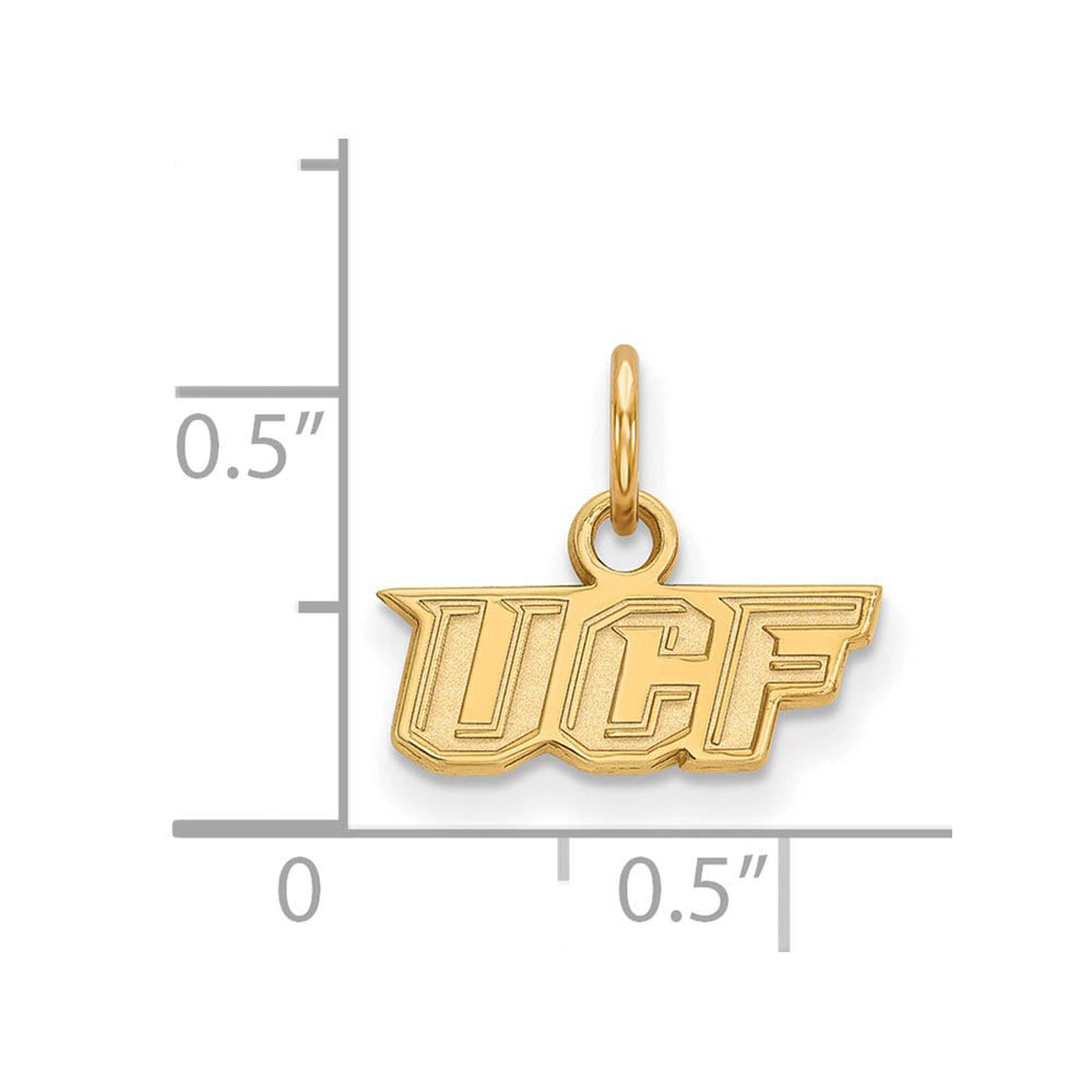 Alternate view of the 14k Yellow Gold Central Florida XS (Tiny) Charm or Pendant by The Black Bow Jewelry Co.