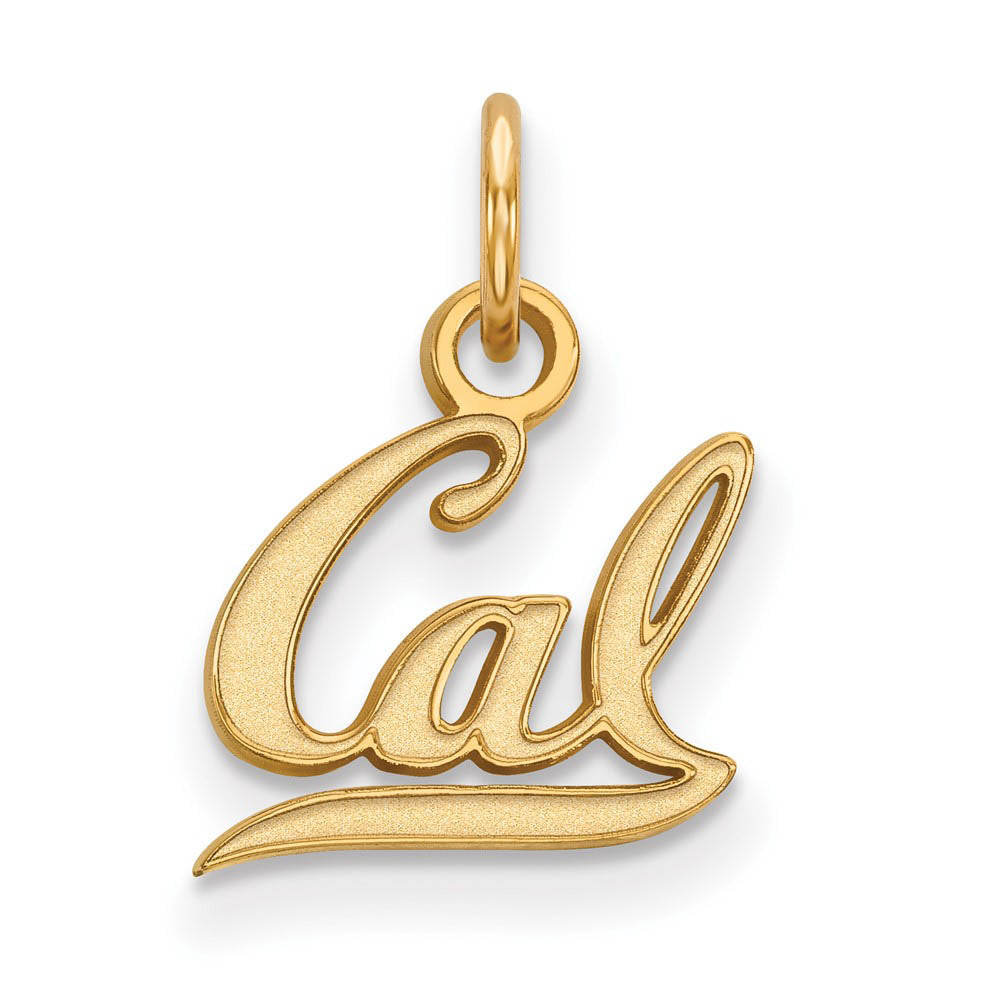14k Gold Plated Silver California Berkeley XS (Tiny) Charm or Pendant, Item P23104 by The Black Bow Jewelry Co.