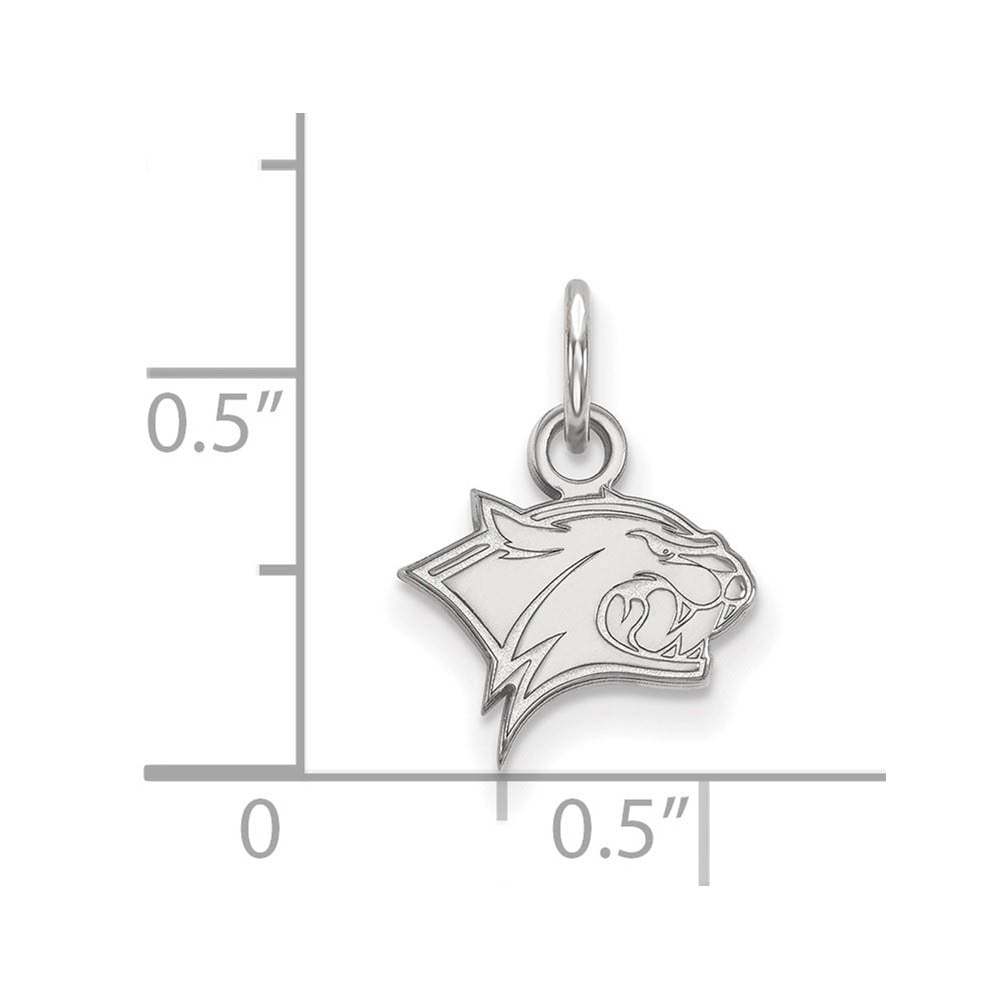 Alternate view of the Sterling Silver U. of New Hampshire XS (Tiny) Charm or Pendant by The Black Bow Jewelry Co.