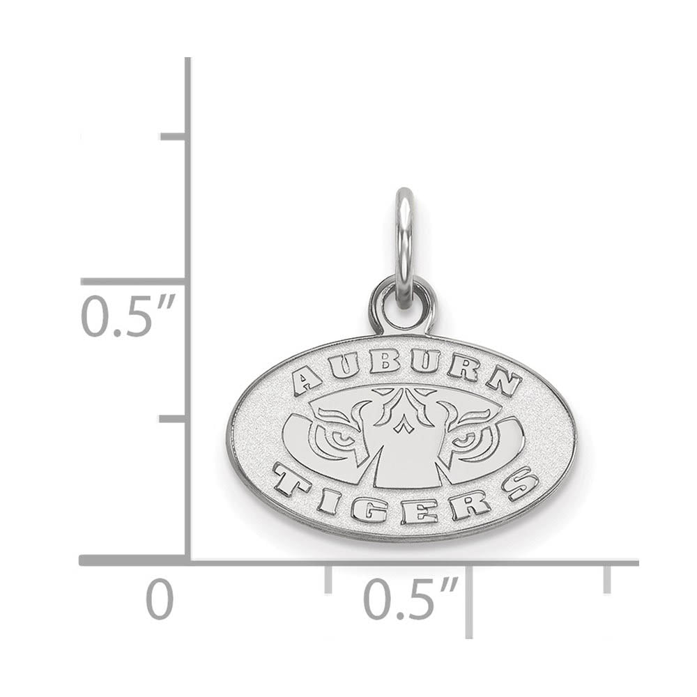 Alternate view of the Sterling Silver Auburn U XS (Tiny) Charm or Pendant by The Black Bow Jewelry Co.