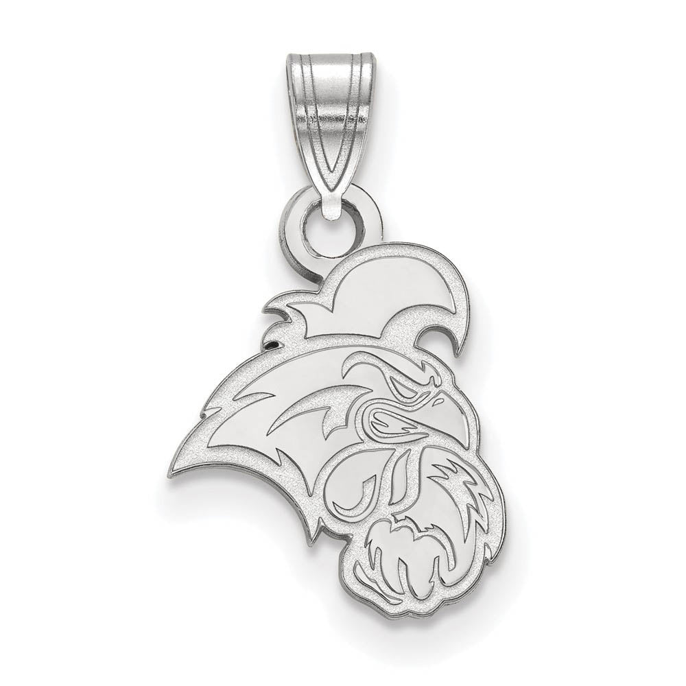 10k White Gold Coastal Carolina U Small Mascot Pendant, Item P23278 by The Black Bow Jewelry Co.