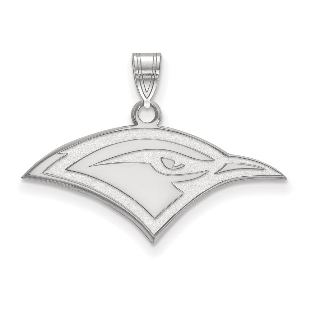 10k White Gold U. of Tennessee at Chattanooga Small Logo Pendant, Item P23385 by The Black Bow Jewelry Co.