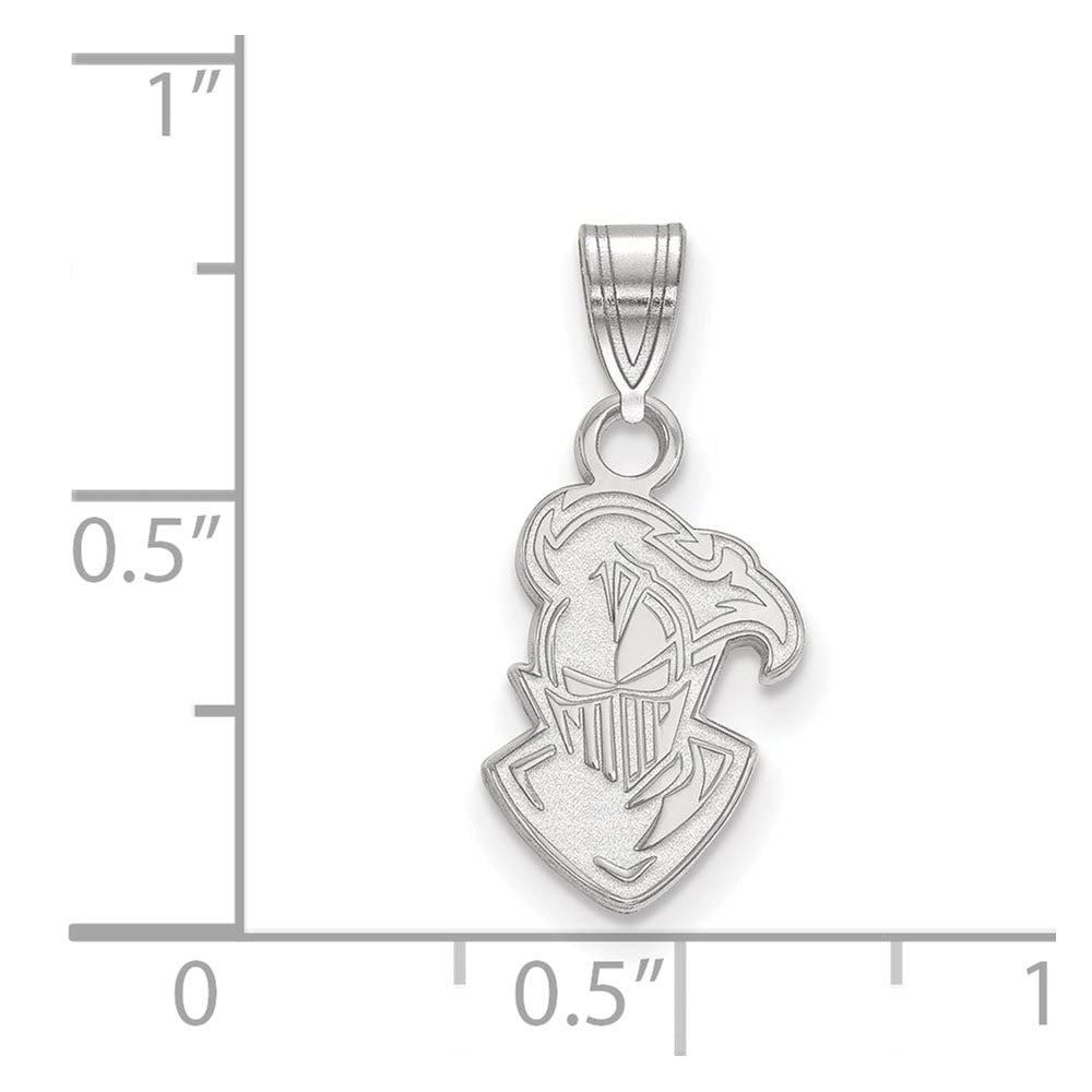Alternate view of the 10k White Gold Furman U Small Pendant by The Black Bow Jewelry Co.