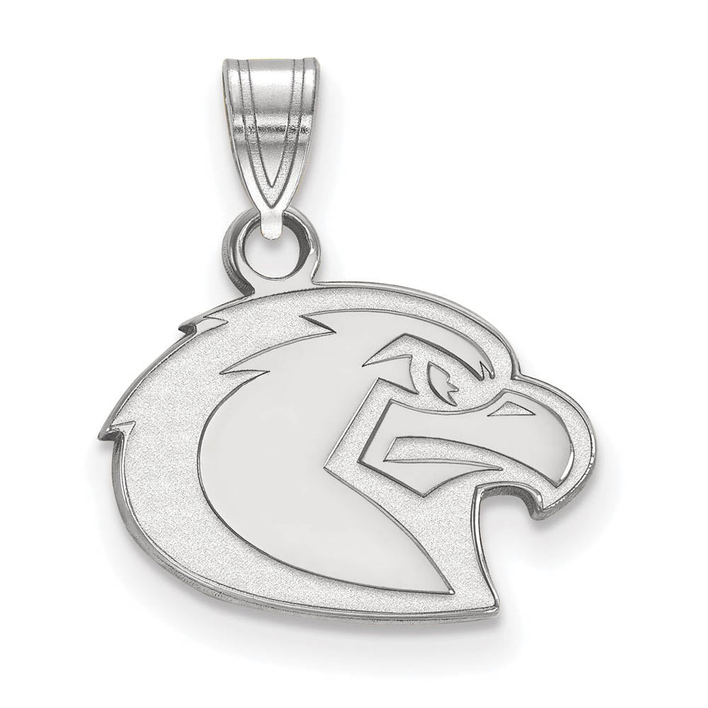 10k White Gold Marquette U Small Pendant, Item P23455 by The Black Bow Jewelry Co.