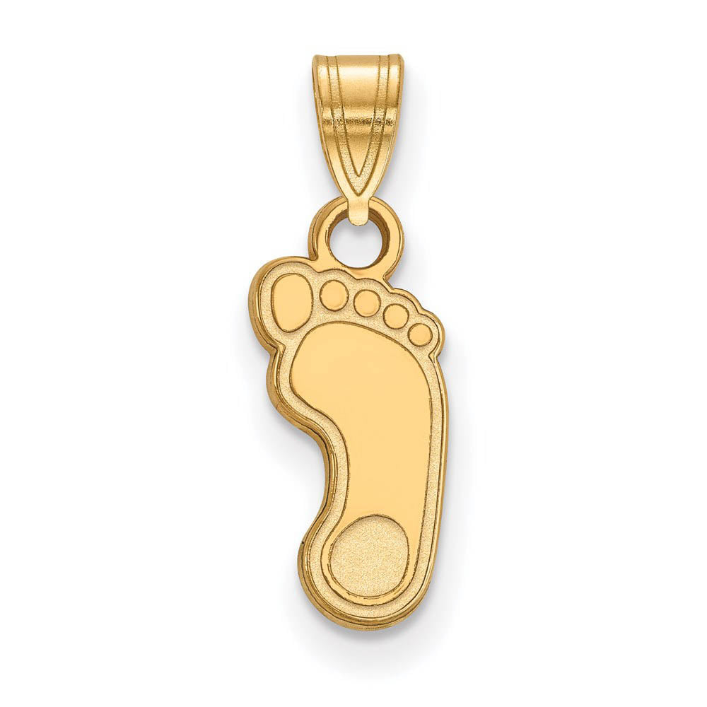 10k Yellow Gold North Carolina Small Tar Heels Pendant, Item P23676 by The Black Bow Jewelry Co.