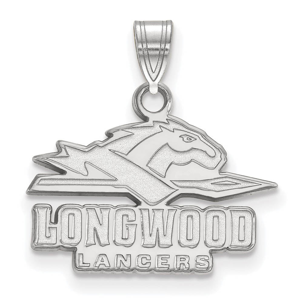 14k White Gold Longwood U Small Pendant, Item P23705 by The Black Bow Jewelry Co.