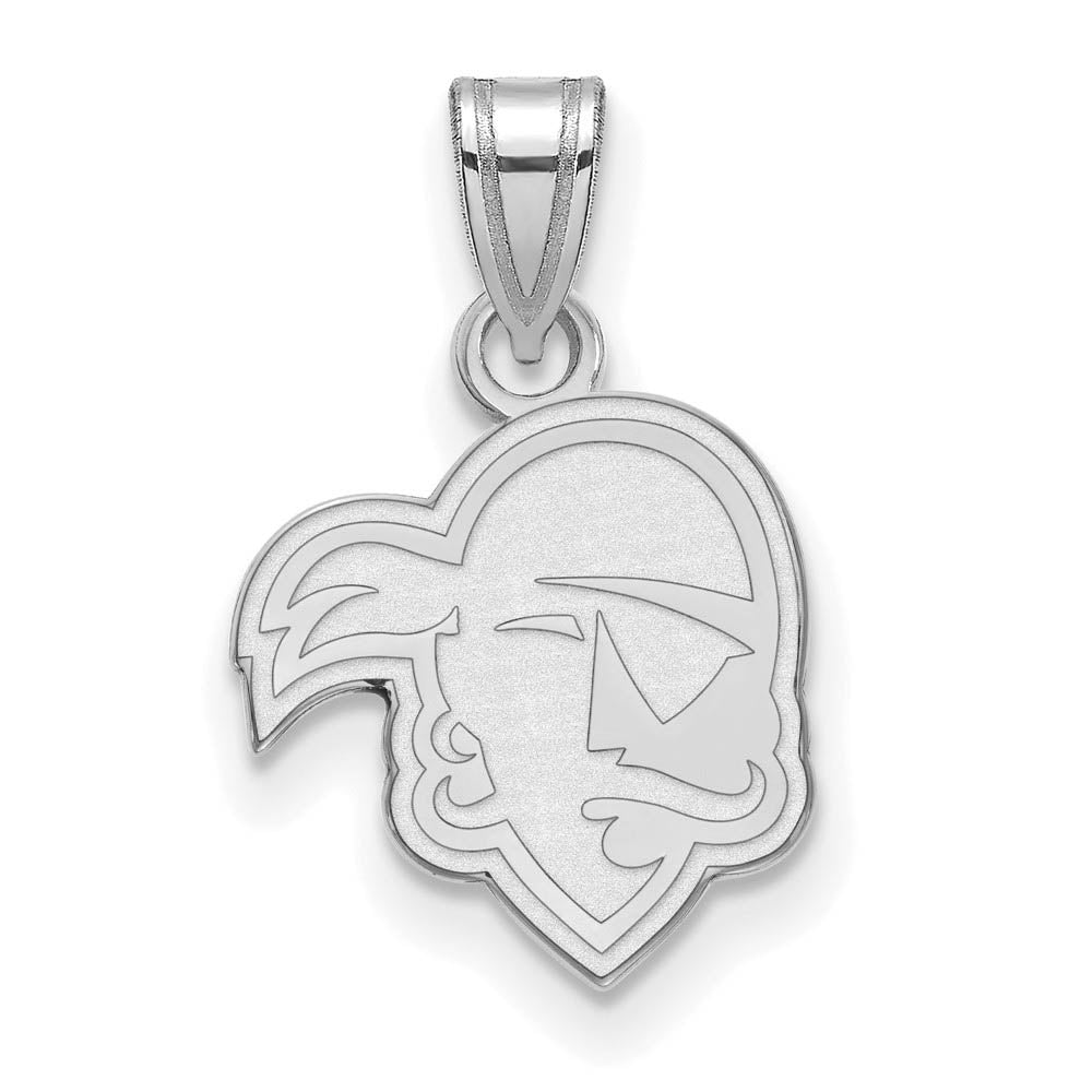 14k White Gold Seton Hall U. Small Mascot Pendant, Item P23725 by The Black Bow Jewelry Co.