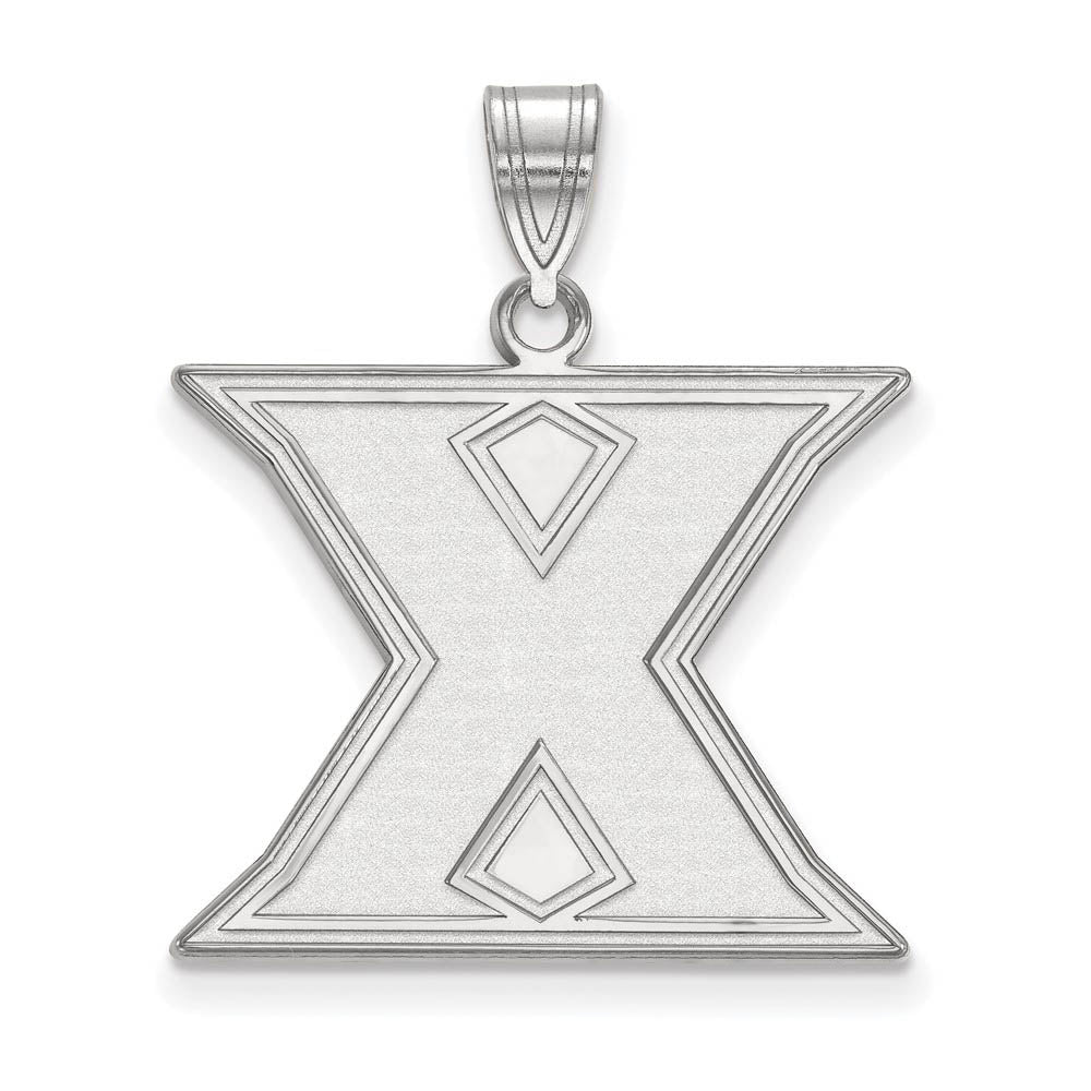 14k White Gold Xavier U. Large Initial X Pendant, Item P23935 by The Black Bow Jewelry Co.