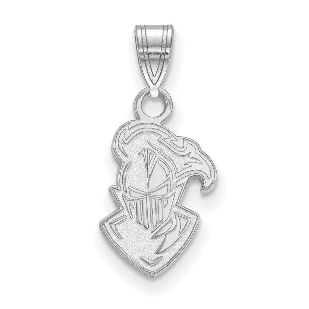 14k White Gold Furman U Small Pendant, Item P24116 by The Black Bow Jewelry Co.