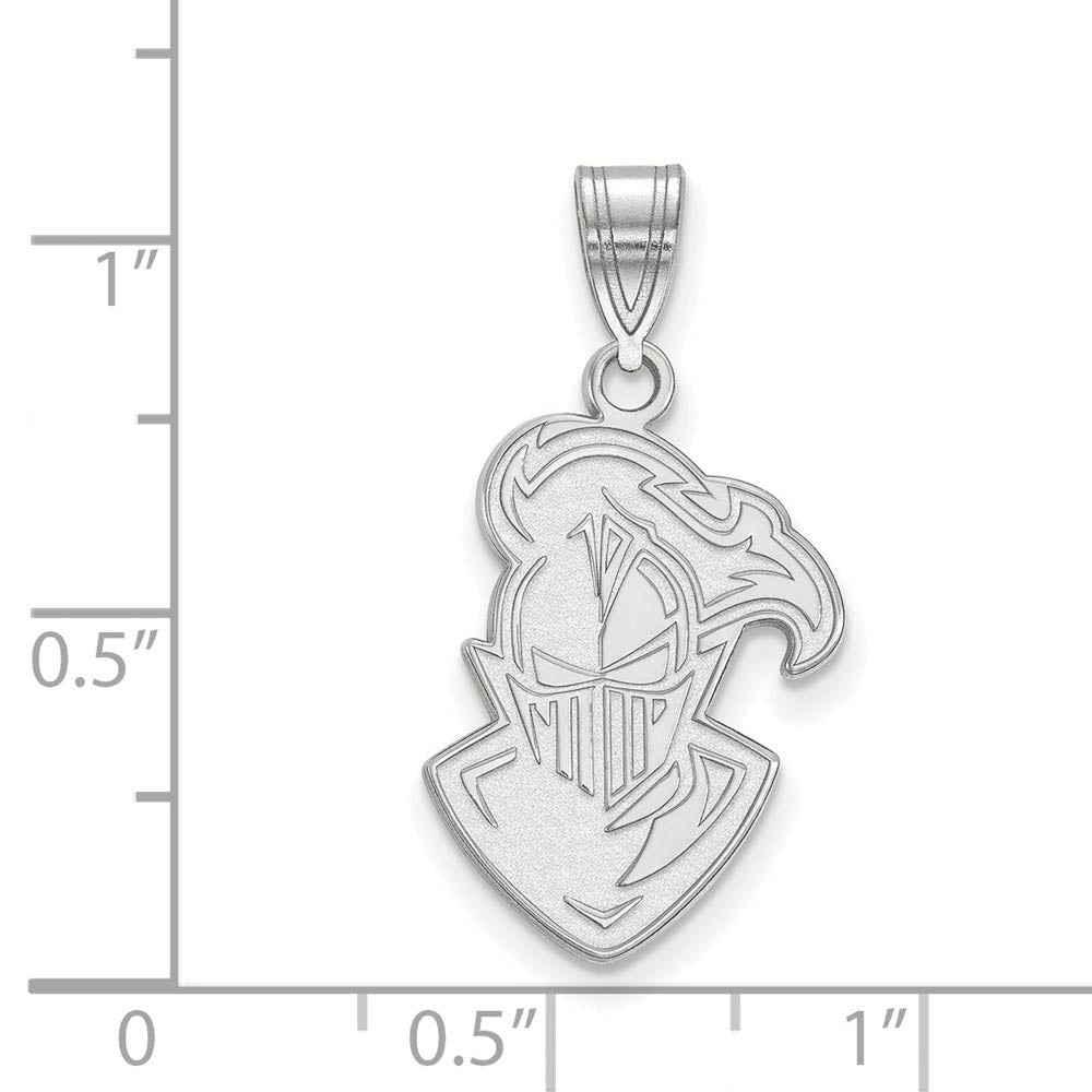 Alternate view of the 14k White Gold Furman U Large Pendant by The Black Bow Jewelry Co.