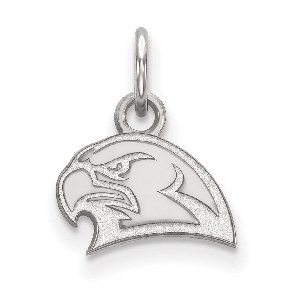 14k White Gold Miami U XS (Tiny) Charm or Pendant, Item P24133 by The Black Bow Jewelry Co.