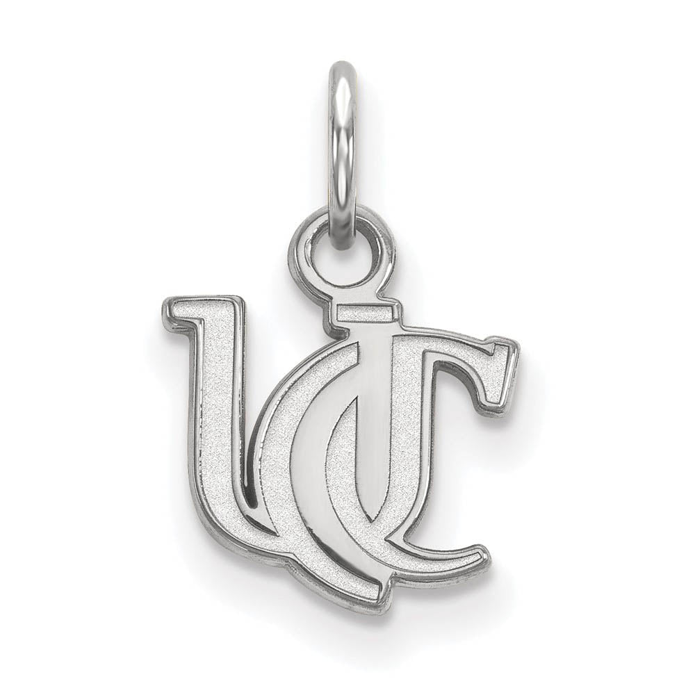 14k White Gold U of Cincinnati XS (Tiny) Charm or Pendant, Item P24140 by The Black Bow Jewelry Co.