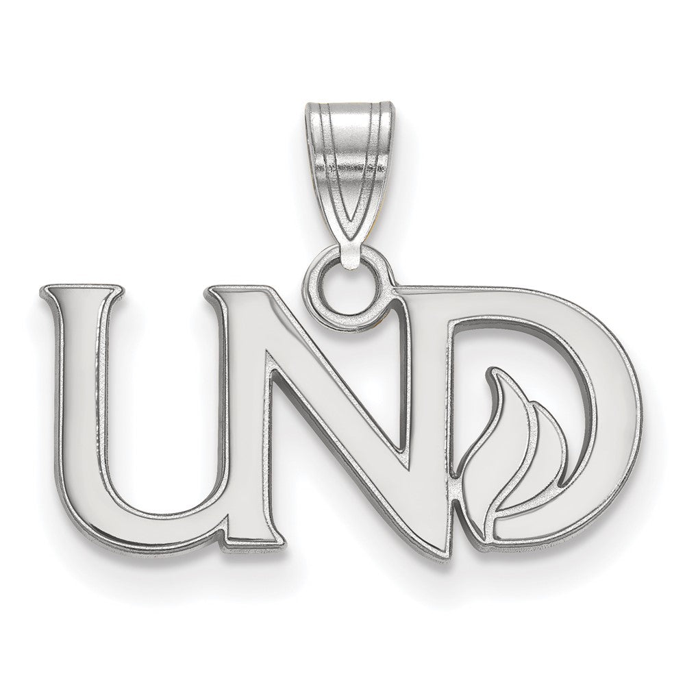 14k White Gold North Dakota Small Pendant, Item P24151 by The Black Bow Jewelry Co.