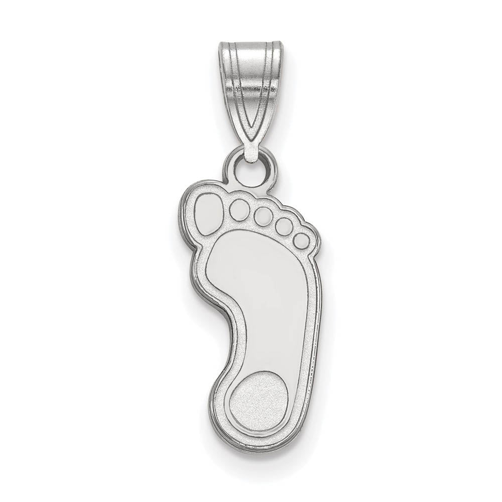14k White Gold North Carolina Medium Pendant, Item P24265 by The Black Bow Jewelry Co.