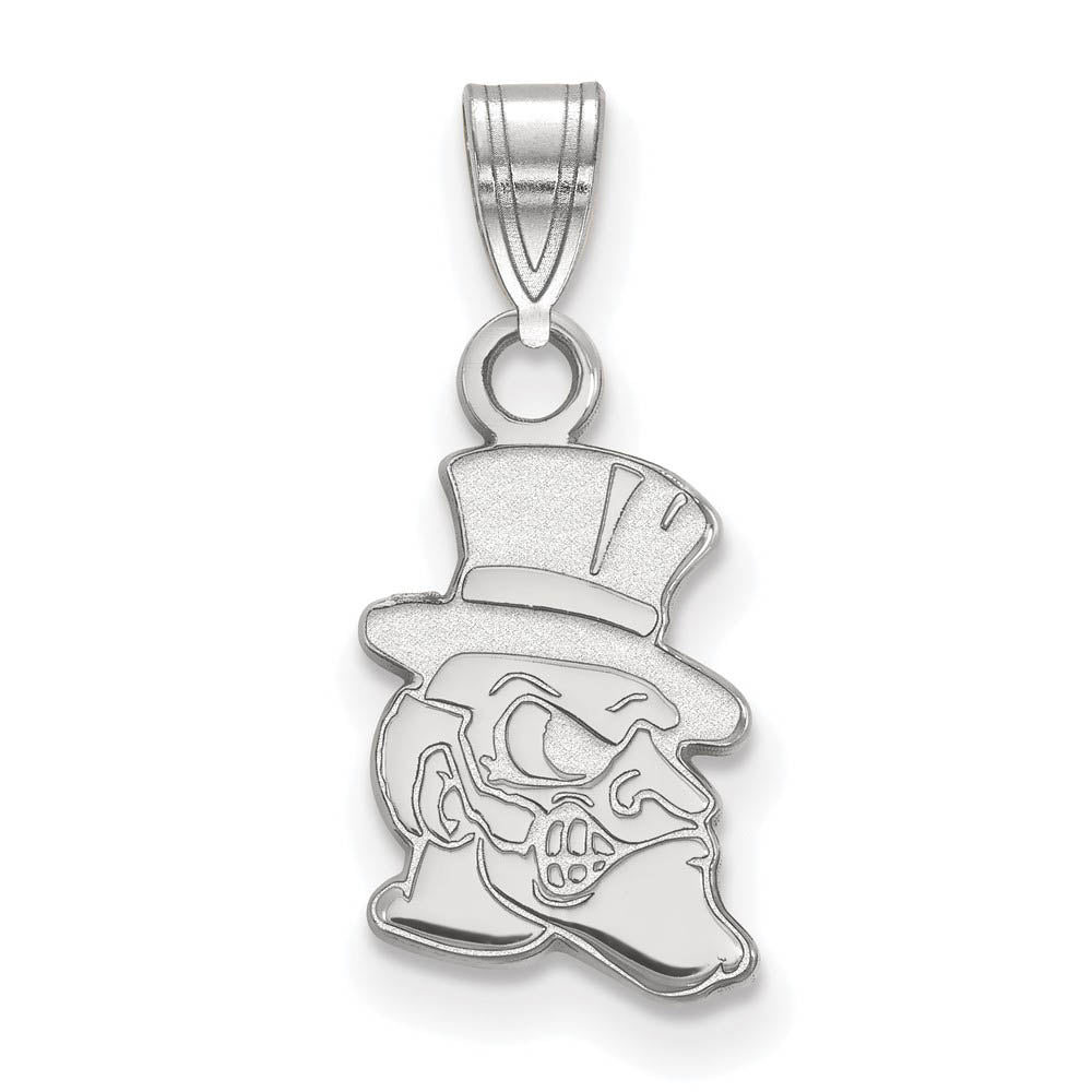14k White Gold Wake Forest U. Small Mascot Pendant, Item P24324 by The Black Bow Jewelry Co.