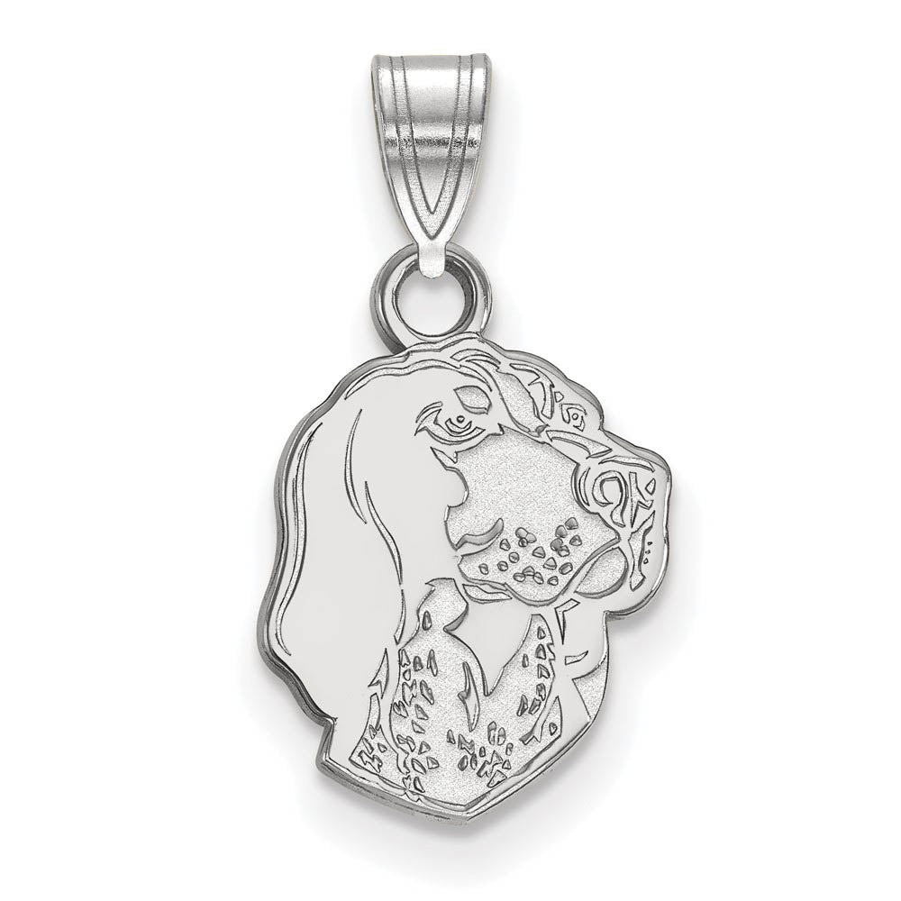 14k White Gold U. of Tennessee Small Mascot Pendant, Item P24379 by The Black Bow Jewelry Co.