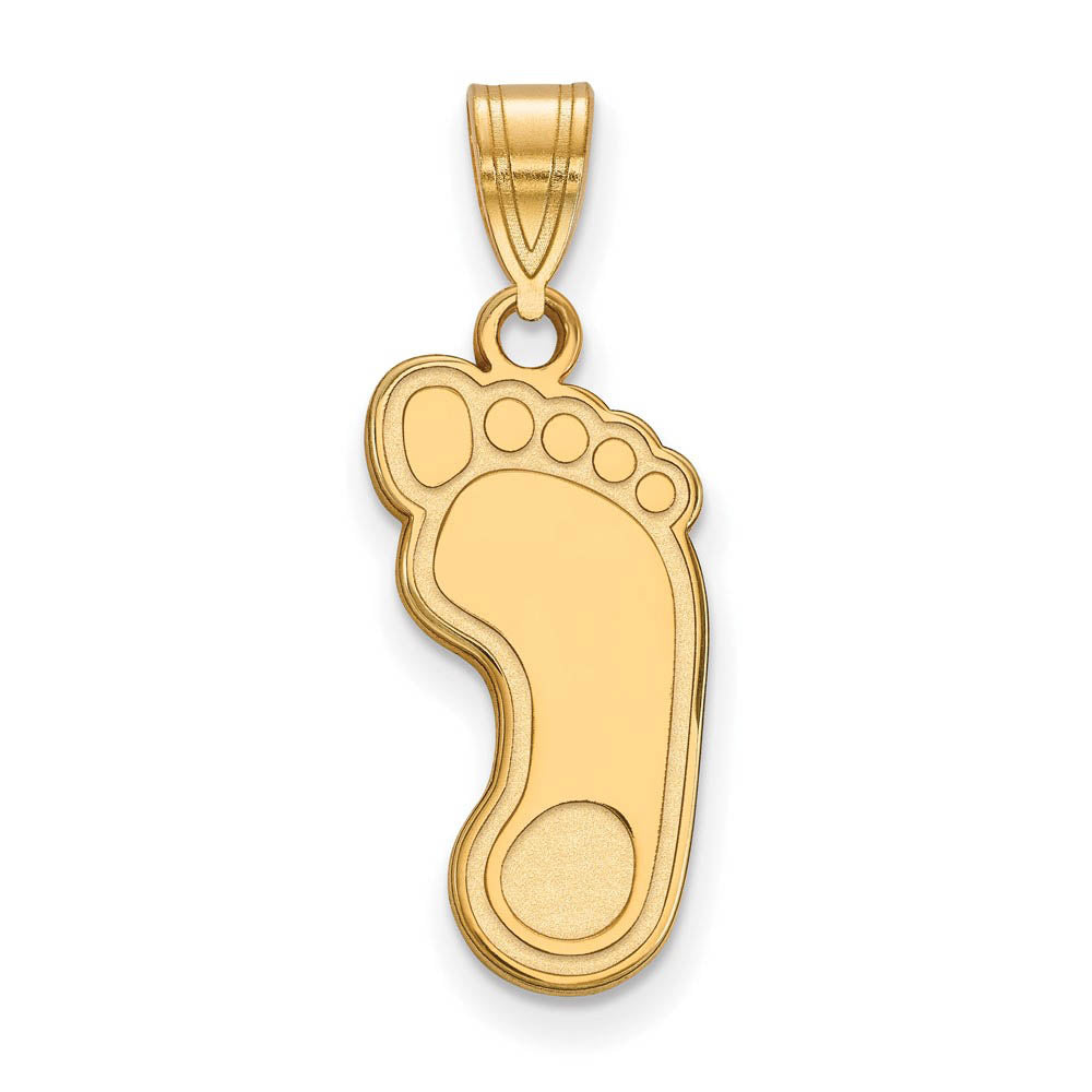 14k Yellow Gold North Carolina Large Tar Heels Pendant, Item P24424 by The Black Bow Jewelry Co.
