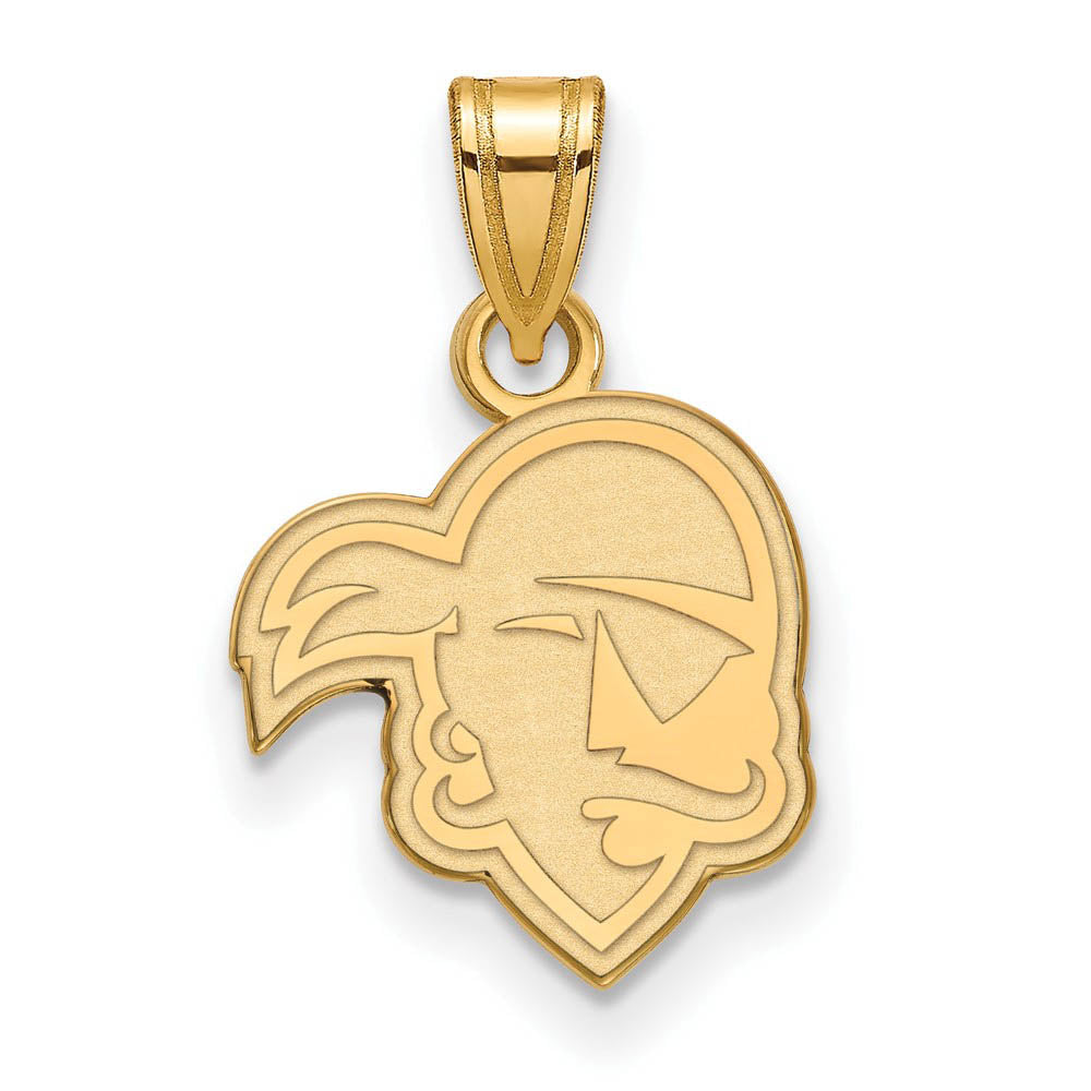 14k Gold Plated Silver Seton Hall U. Small Mascot Pendant, Item P24471 by The Black Bow Jewelry Co.