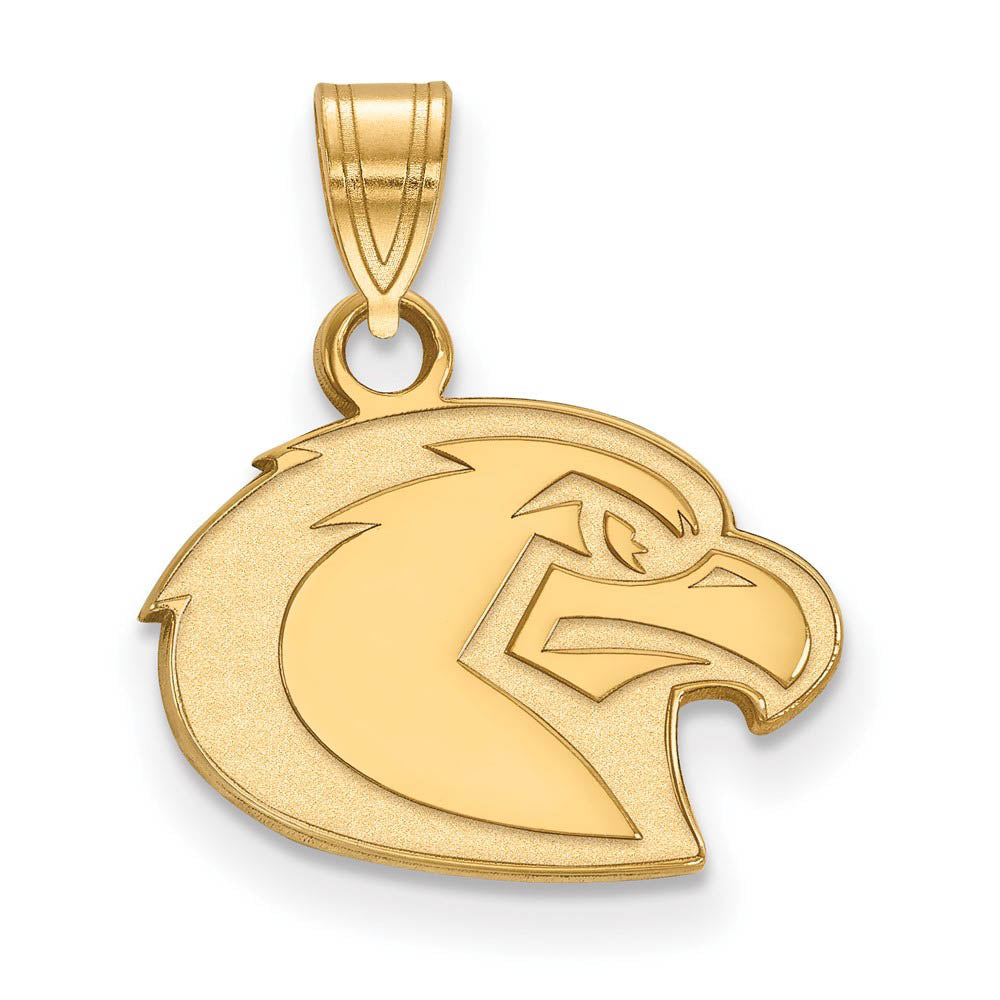 14k Gold Plated Silver Marquette U Small Pendant, Item P25113 by The Black Bow Jewelry Co.