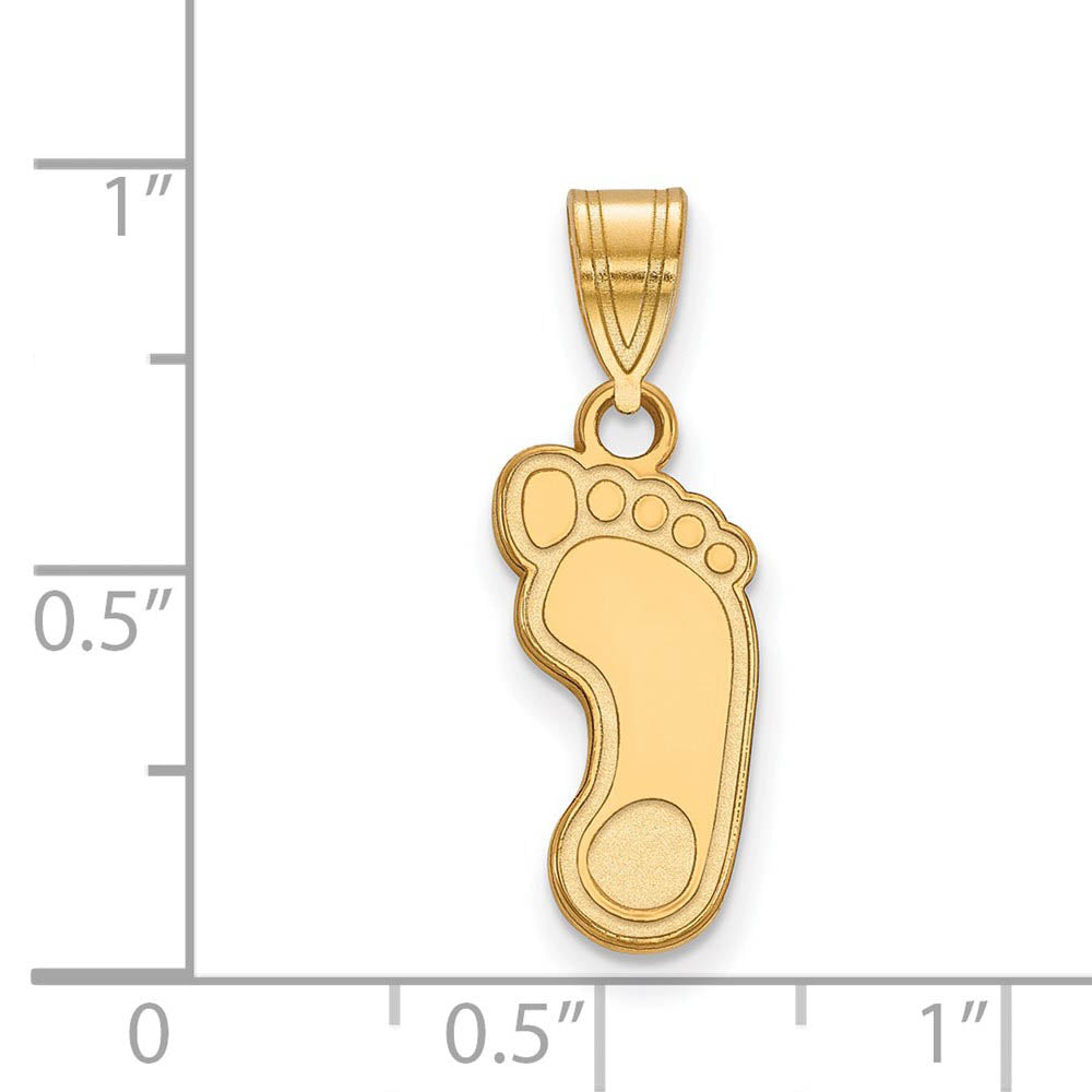 Alternate view of the 14k Gold Plated Silver North Carolina Medium Pendant by The Black Bow Jewelry Co.