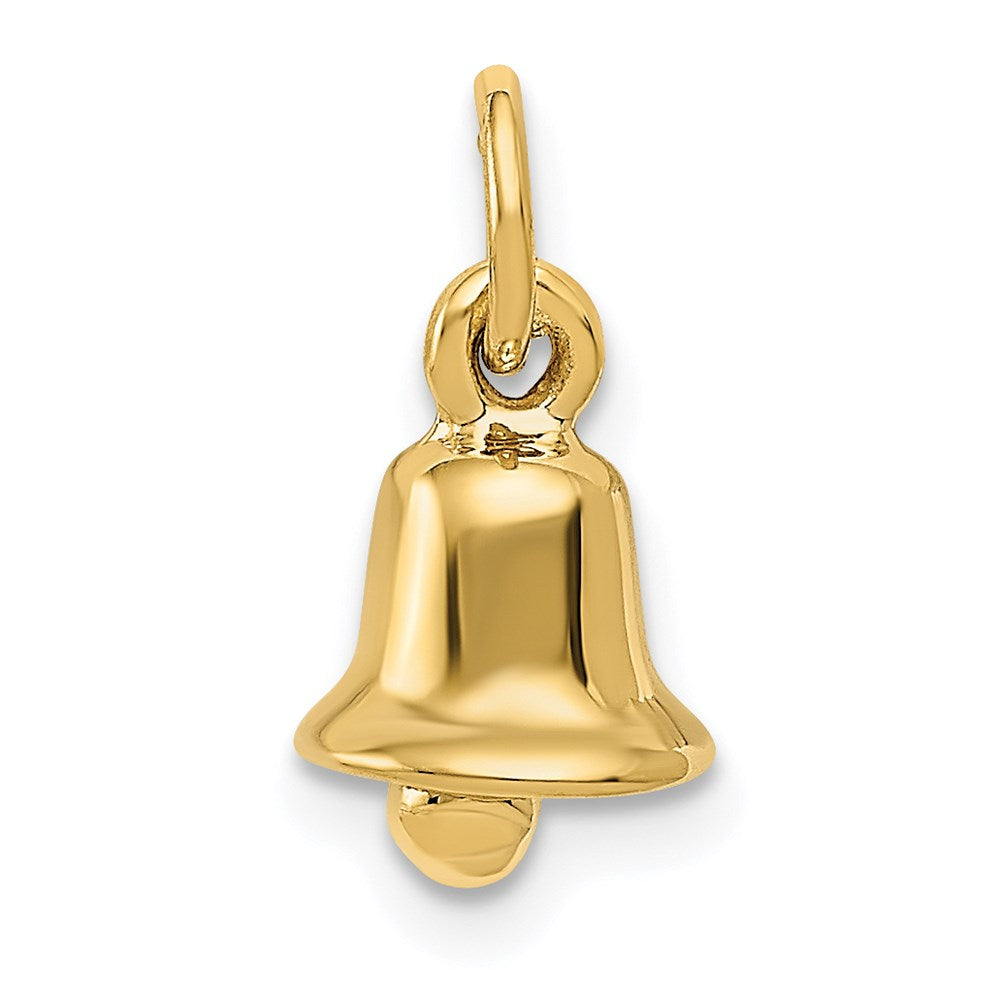 14k Yellow Gold Wedding Bell Charm or Pendant, 8mm, Item P25858 by The Black Bow Jewelry Co.