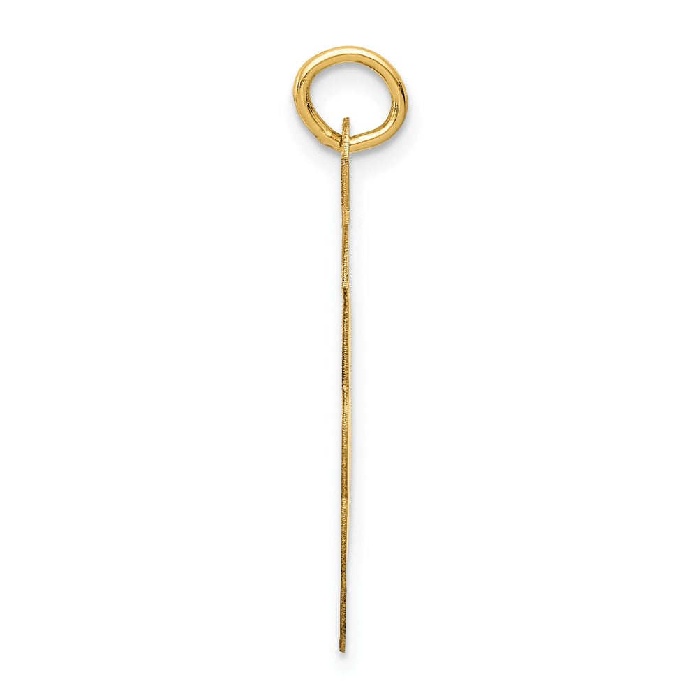 Alternate view of the 14k Yellow Gold Wedding Bells Charm or Pendant, 22mm by The Black Bow Jewelry Co.