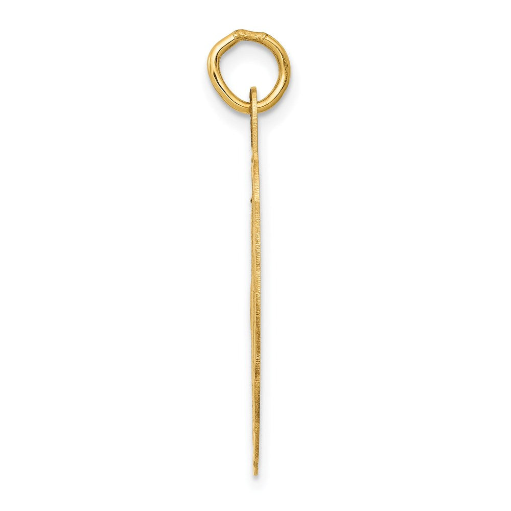 Alternate view of the 14k Yellow Gold Wedding Bells Charm or Pendant, 24mm by The Black Bow Jewelry Co.