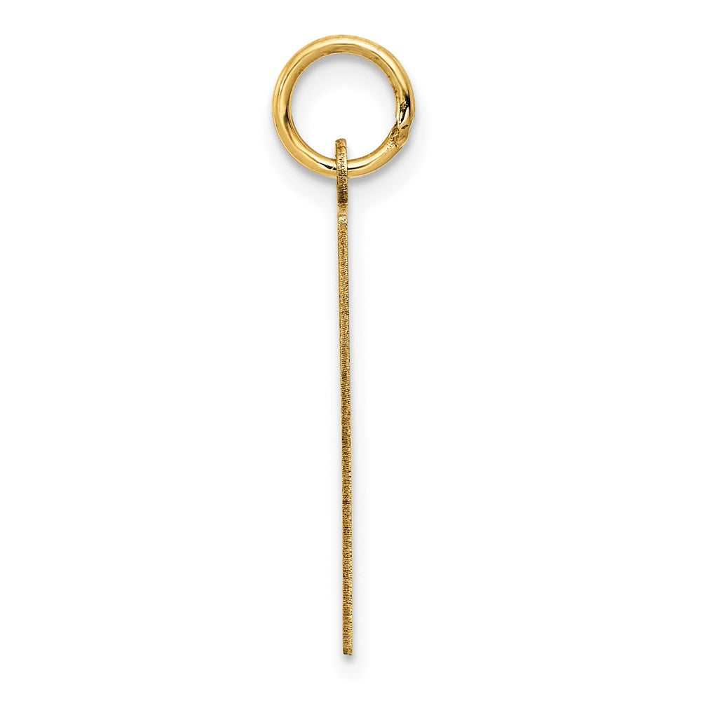 Alternate view of the 14k Yellow Gold Sunday Start Perpetual Calendar Charm or Pendant, 22mm by The Black Bow Jewelry Co.