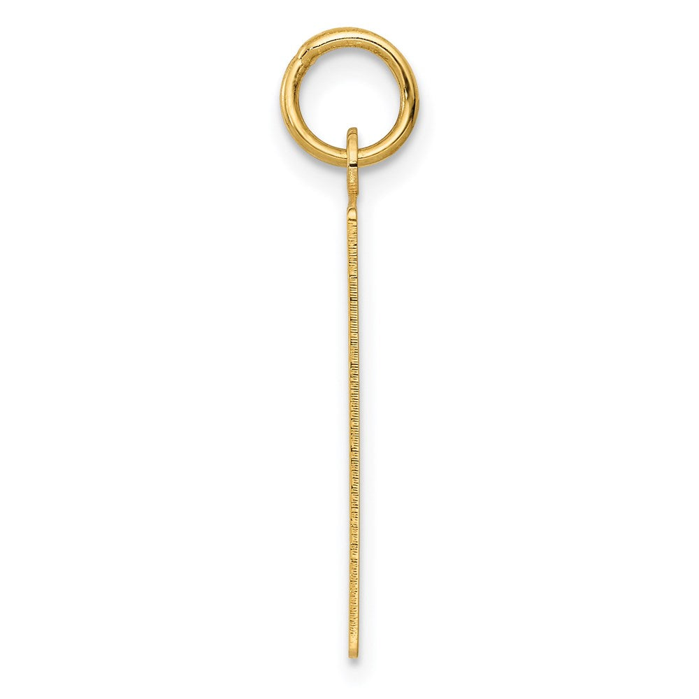 Alternate view of the 14k Yellow Gold Friday Start Perpetual Calendar Charm or Pendant, 22mm by The Black Bow Jewelry Co.