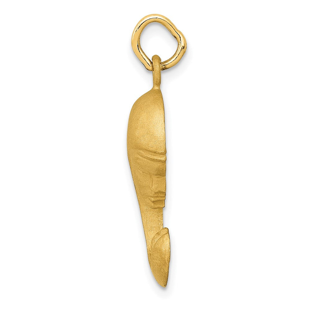 Alternate view of the 14k Yellow Gold Mother and Baby Charm or Pendant, 14mm (9/16 inch) by The Black Bow Jewelry Co.