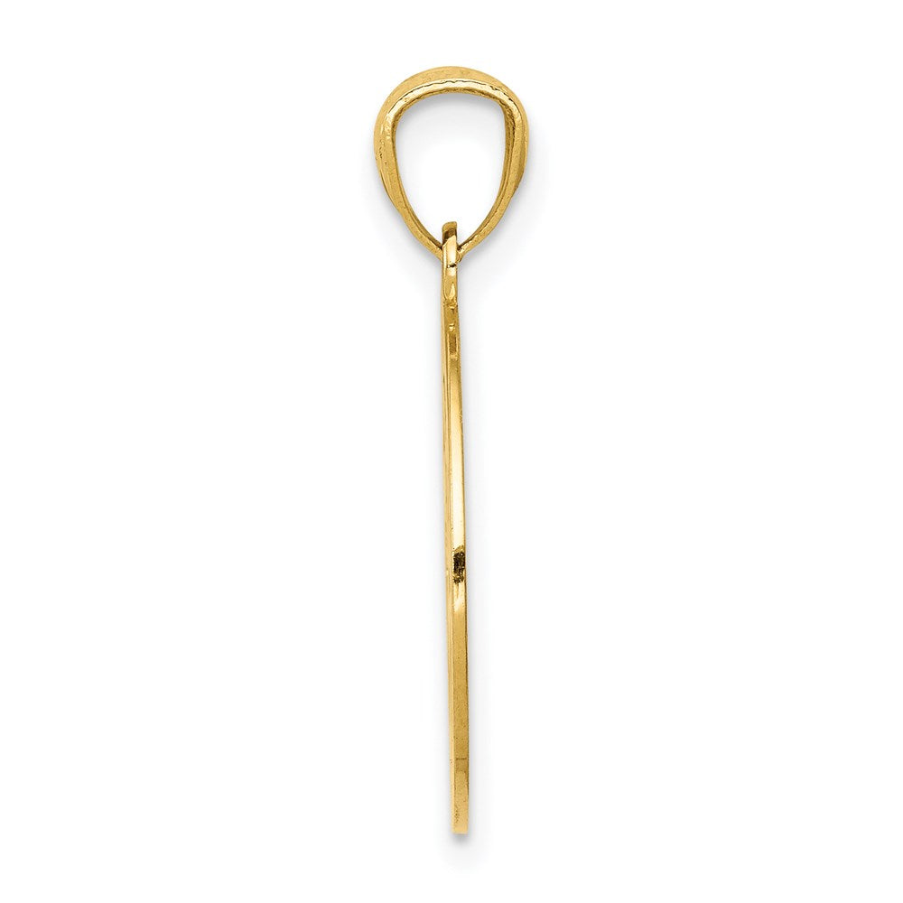 Alternate view of the 14k Yellow Gold One Family Many Hearts Tree of Life Pendant, 16mm by The Black Bow Jewelry Co.