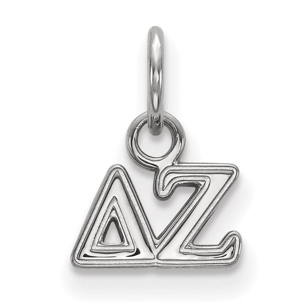 Sterling Silver Delta Zeta XS (Tiny) Greek Letters Charm, Item P27355 by The Black Bow Jewelry Co.