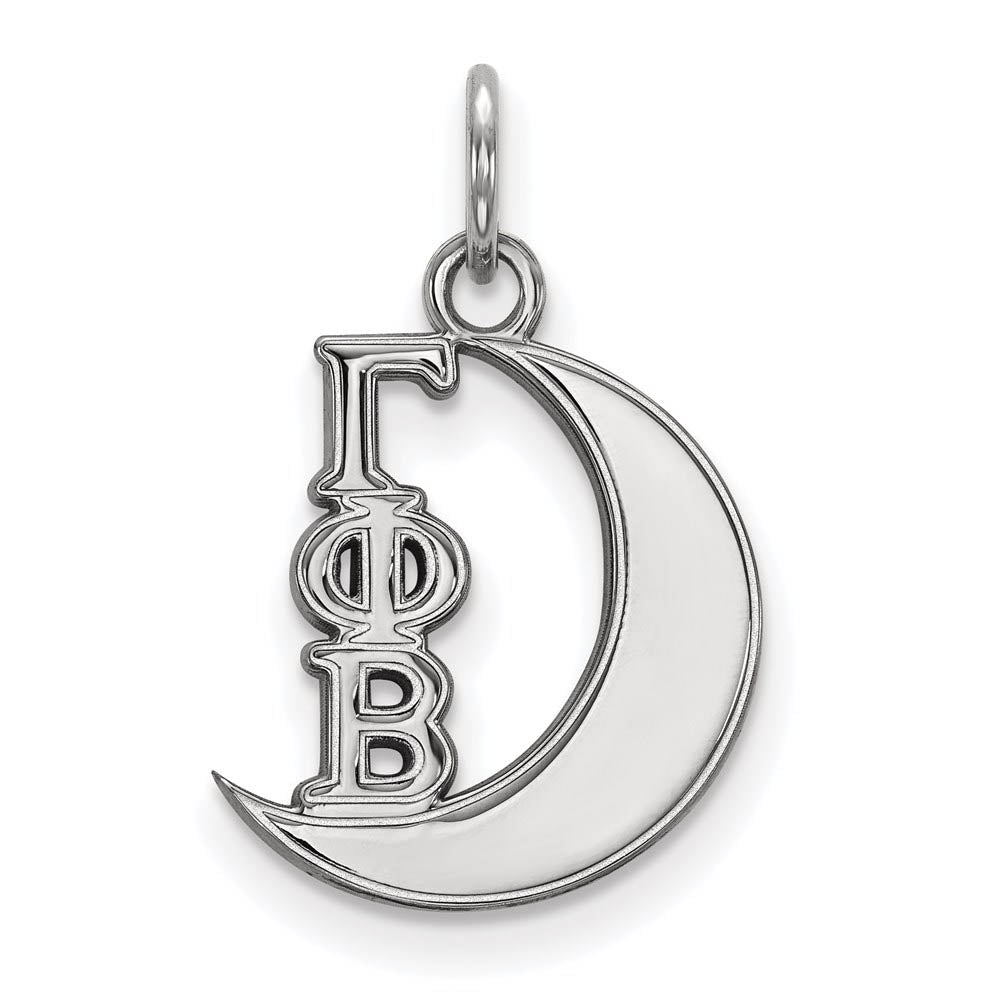 Sterling Silver Gamma Phi Beta XS (Tiny) Charm or Pendant, Item P27370 by The Black Bow Jewelry Co.