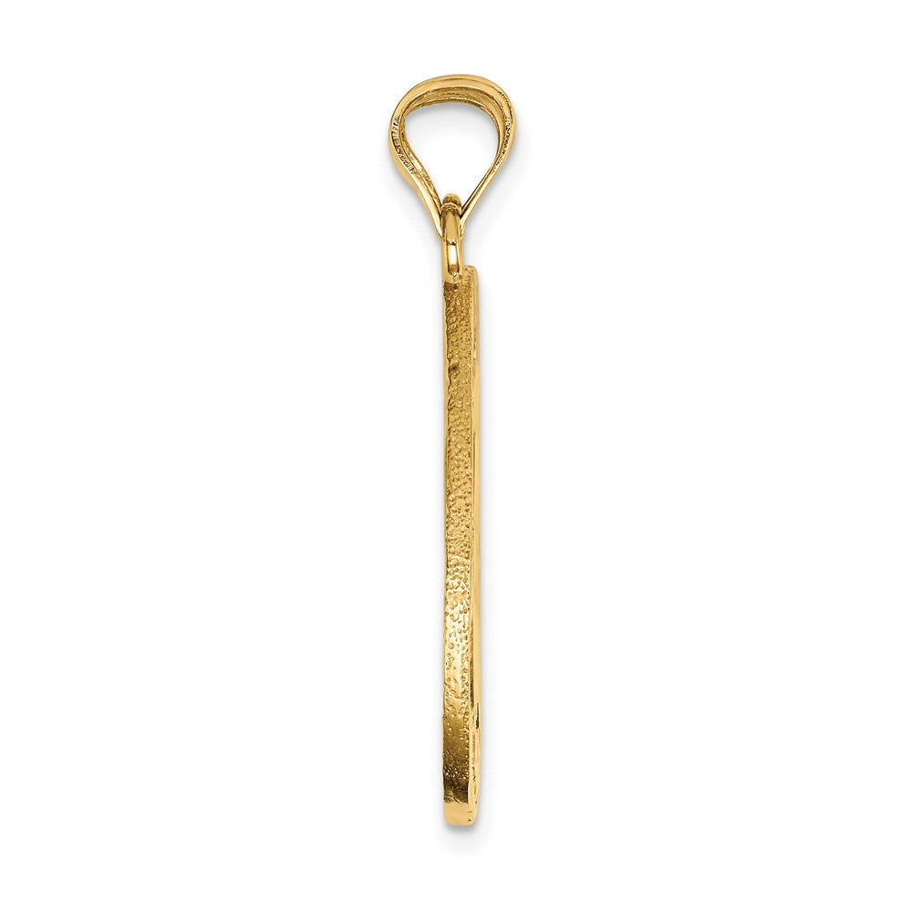 Alternate view of the 14k Yellow Gold Break-Apart Mizpah Coin Pendant, 22mm (7/8 Inch) by The Black Bow Jewelry Co.