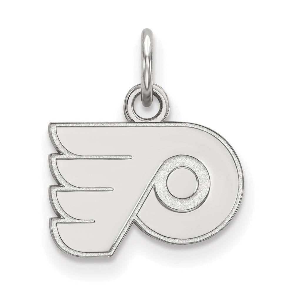Sterling Silver NHL Philadelphia Flyers XS (Tiny) Charm or Pendant, Item P30267 by The Black Bow Jewelry Co.