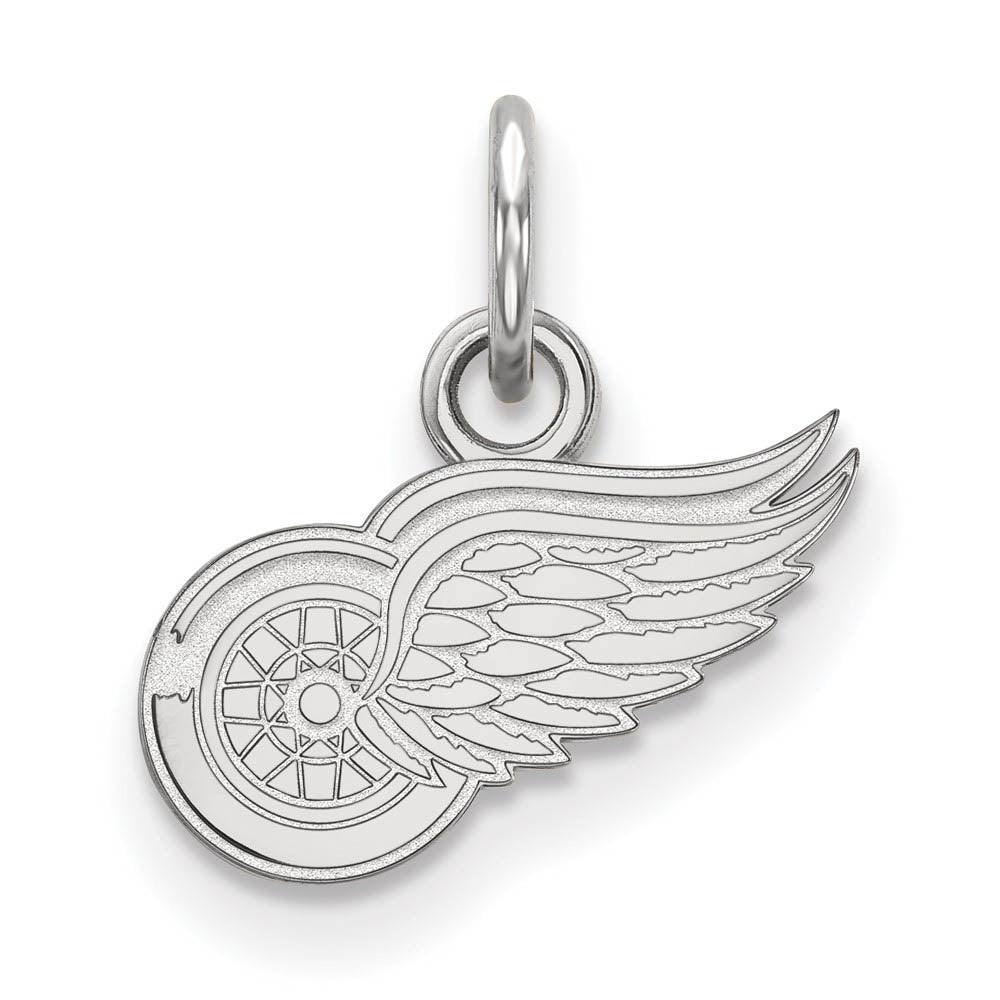 Sterling Silver NHL Detroit Red Wings XS (Tiny) Charm or Pendant, Item P30276 by The Black Bow Jewelry Co.