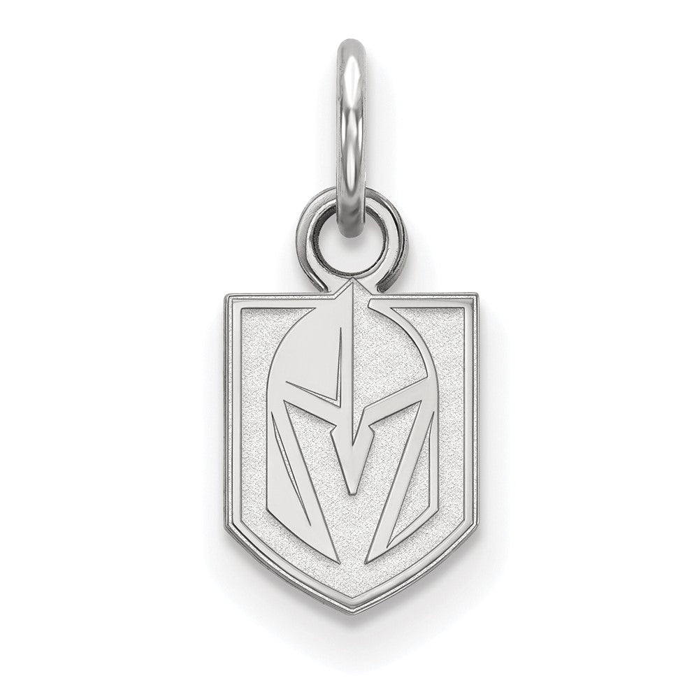 Sterling Silver NHL Vegas Golden Knights XS (Tiny) Charm or Pendant, Item P30280 by The Black Bow Jewelry Co.
