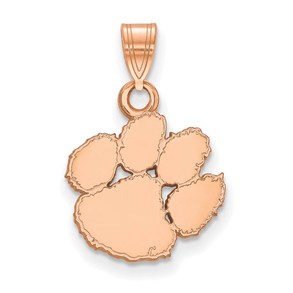 Clemson Tigers Paw Charm - Hypoallergenic Stainless Steel Orange Bead Charm For Bracelets, Clemson University Gear - View #5